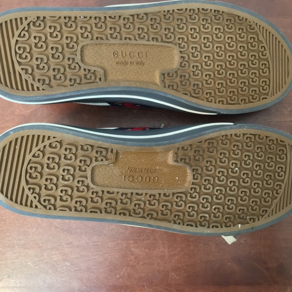 GUCCI GREY OFF THE GRID 'GUCCI TENNIS 1977' SNEAKERS - Picture 14 of 14